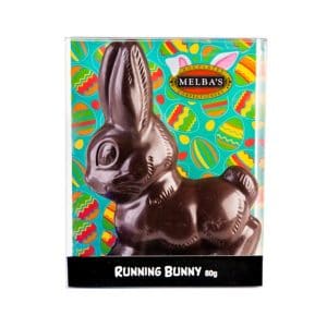 Dark Chocolate Running Bunny 80g