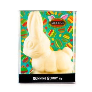 White Chocolate Running Bunny 80g